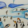 Székely Anna Veronika 4.b - Pingvinek (színes ceruza)